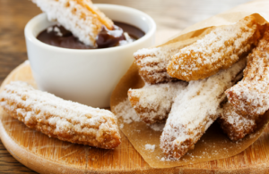 Enjoy some Churros on our Mediterranean Evening at The Pottery By Night Restaurant